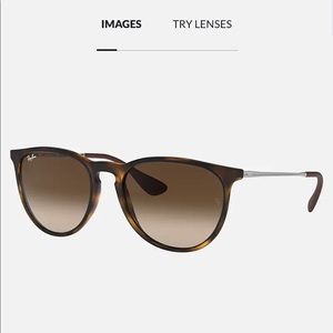 ERIKA CLASSIC Ray Ban Sunglasses. Brown lense